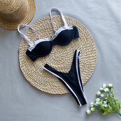Sculpted Triangle Bikini â€?Midnight Swim