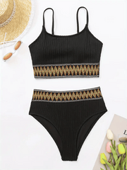 Refined Triangle Bikini â€?Crisscross Style