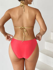 Romantic High-Waist Bikini â€?Midnight Swim