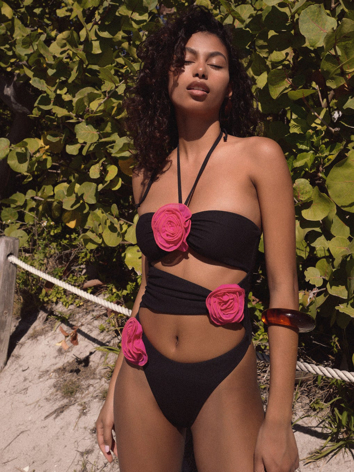 Boho Strappy Swimsuit â€?Satin Glow
