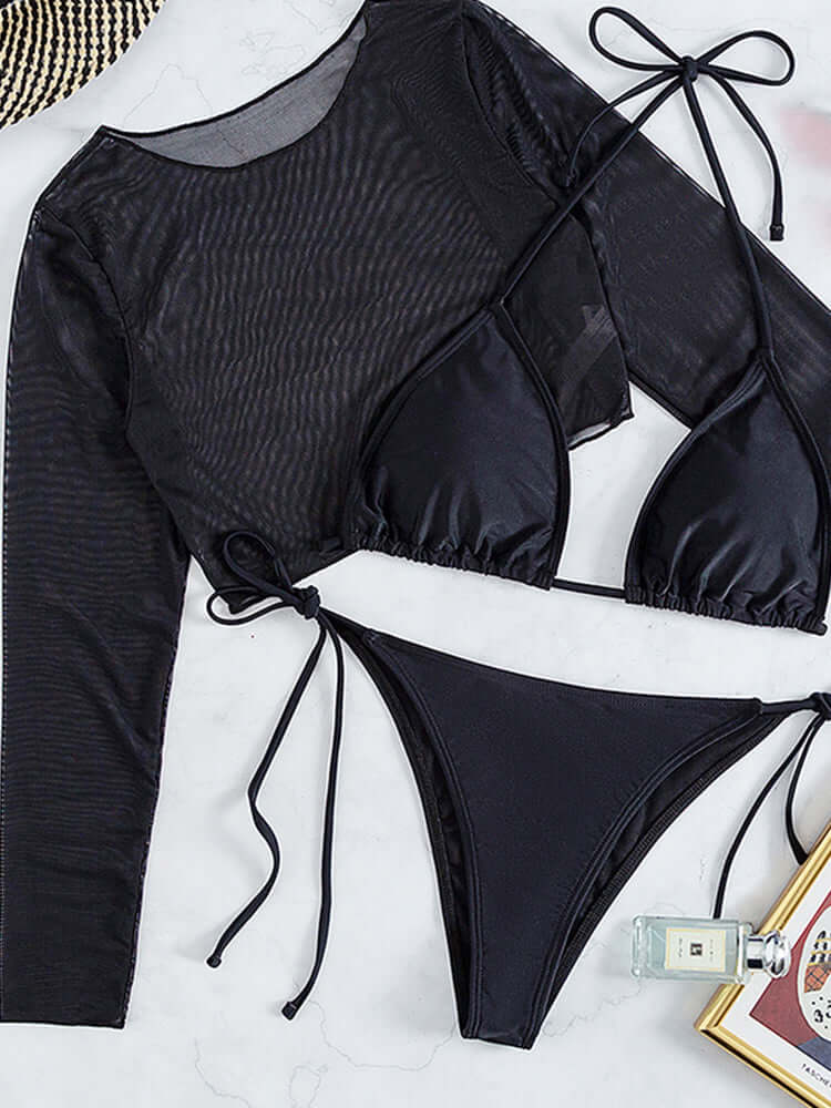 Romantic High-Waist Bikini â€?Golden Hour