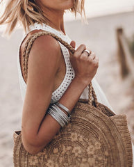 Yanaâ„?- Crochet Accent Summer Dress