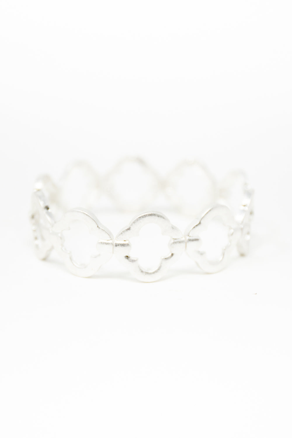 Endless Clover Link Stretch Bracelet