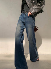 Bliss Women's Stylish High-Waisted Flared Jeans