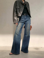 Bliss Women's Stylish High-Waisted Flared Jeans