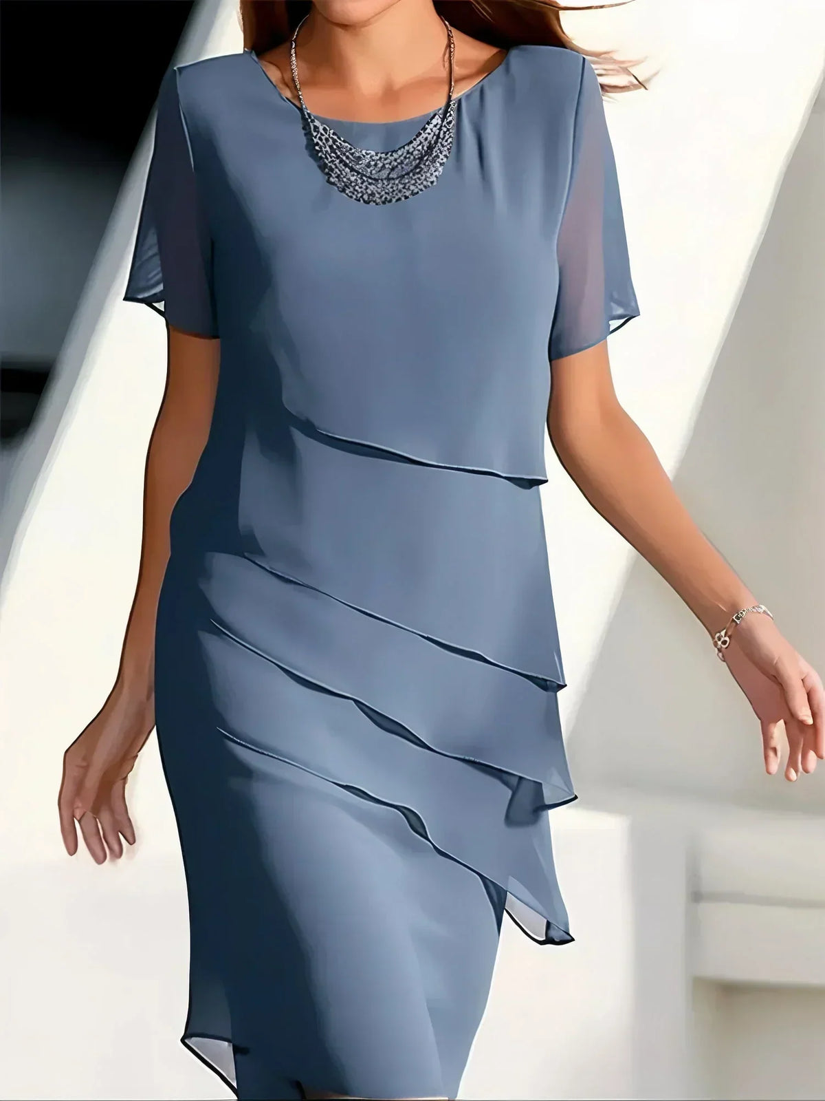 Monaâ„?- Stylish Tummy Covering Dress
