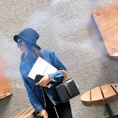 Figure Me Out Top Handle Bag