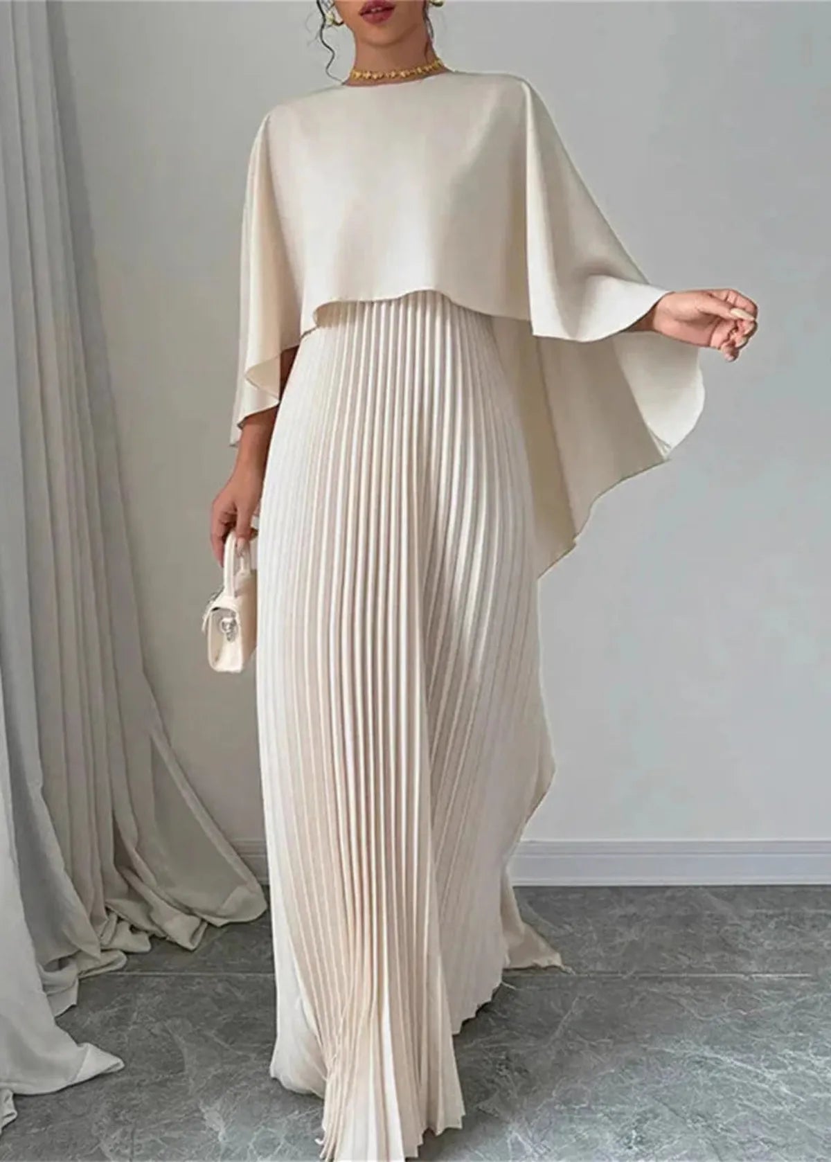 Aria Women's Maxi Dress | Pleated