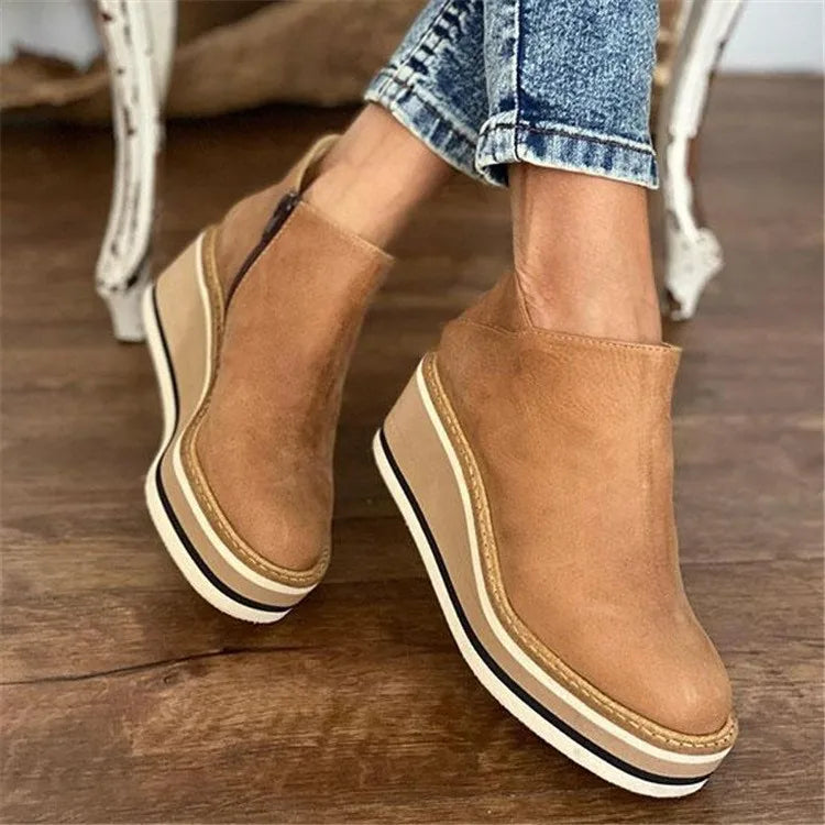 ZOEâ„?- Casual Ankle Boots