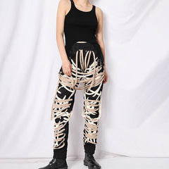 Can't Stop Patchwork Harem Pants