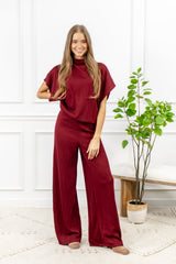 Cityscape Knit Top & Pants Set