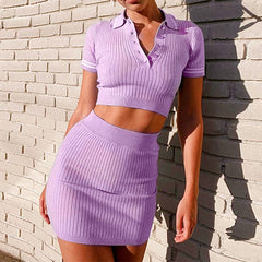 Turning Tables Knitted Bodycon Sets