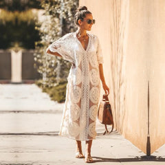 Lace Kaftan Vacation Wrap