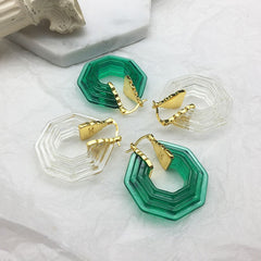 We Are A Great Pair Push Back Hoop Earrings