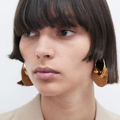 Who Cares Large Hoop Earrings