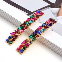 Paradise Rhinestone Stud Earrings