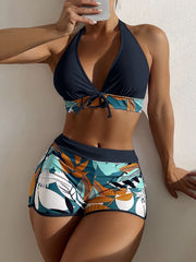 Glam High-Waist Bikini â€?Floral Dream