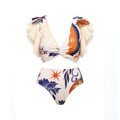 Luxe Strappy Swimsuit â€?Floral Dream