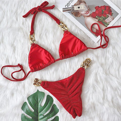 Luxe Cut-Out Bikini â€?Satin Glow