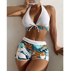 Glam High-Waist Bikini â€?Floral Dream