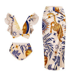 Luxe Strappy Swimsuit â€?Floral Dream
