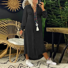 Sennaâ„?Elegant Boho Denim Dress