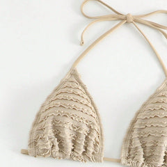 Minimalist Cut-Out Bikini â€?Halter Luxe