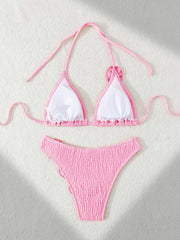 Minimalist Triangle Bikini â€?Halter Luxe