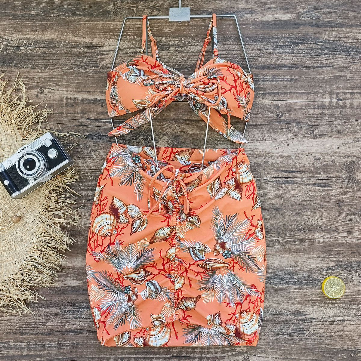 Chic Two-Piece Set â€?Tropical Bloom