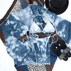 Boho Strappy Swimsuit â€?Midnight Swim