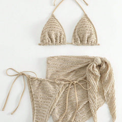 Minimalist Cut-Out Bikini â€?Halter Luxe