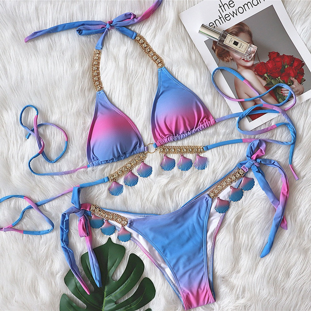 Boho Strappy Swimsuit â€?Golden Hour