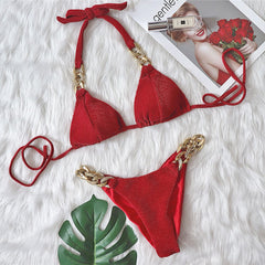 Luxe Cut-Out Bikini â€?Satin Glow