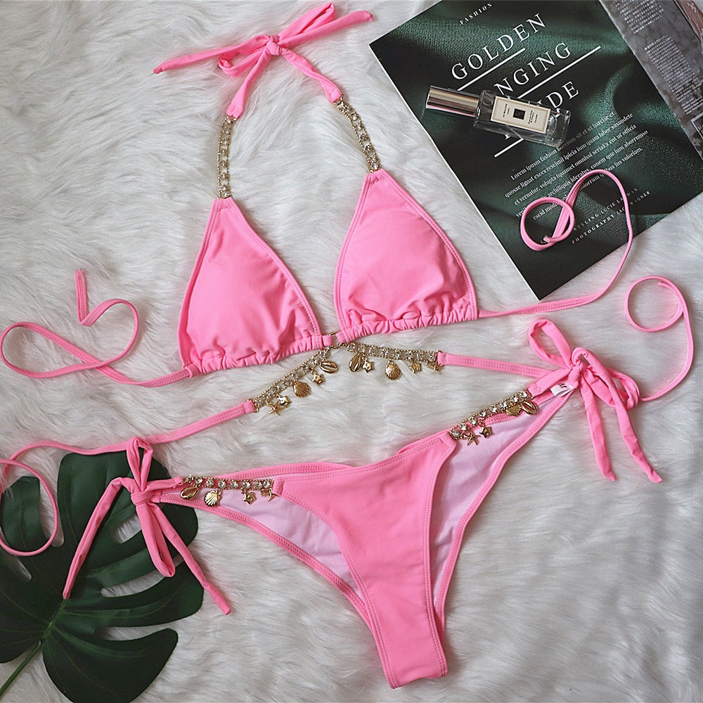 Bold Strappy Swimsuit â€?Crisscross Style