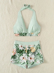 Glam High-Waist Bikini â€?Floral Dream