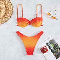 Luxe Strappy Swimsuit â€?Golden Hour