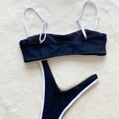 Refined Triangle Bikini â€?Vintage Chic