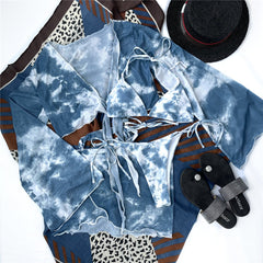 Boho Strappy Swimsuit â€?Midnight Swim