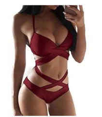 Minimalist Cut-Out Bikini â€?Golden Hour