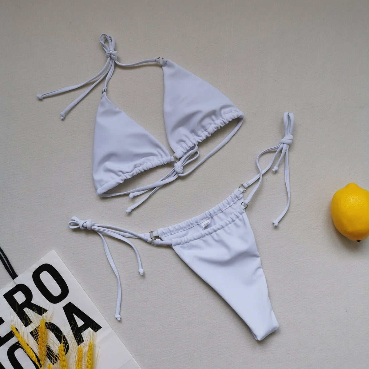 Minimalist Two-Piece Set â€?Midnight Swim