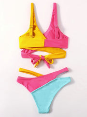 Boho Strappy Swimsuit â€?Halter Luxe