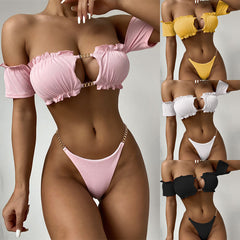 Luxe High-Waist Bikini â€?Wave Rider