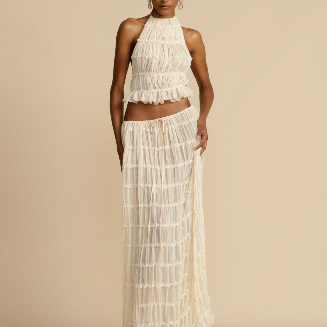 WENDYâ„?-  Halter Top and Skirt Set