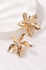 Big Flower Drop Dangle Earrings