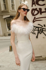 Off Shoulder Fuzzy Maxi Dress