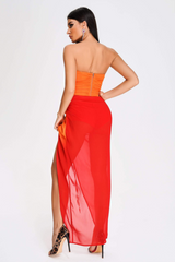Red Taste of Summer Skirt Set