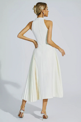Cynthia Cream Midi Dress