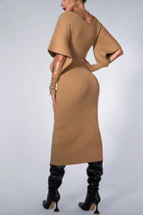 Carisah Knit Sweater Dress