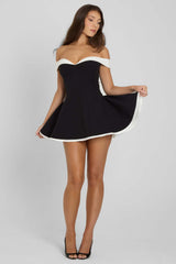 Colette Contrast Mini Dress