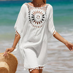 Tassel Crochet Luxe Throw-On